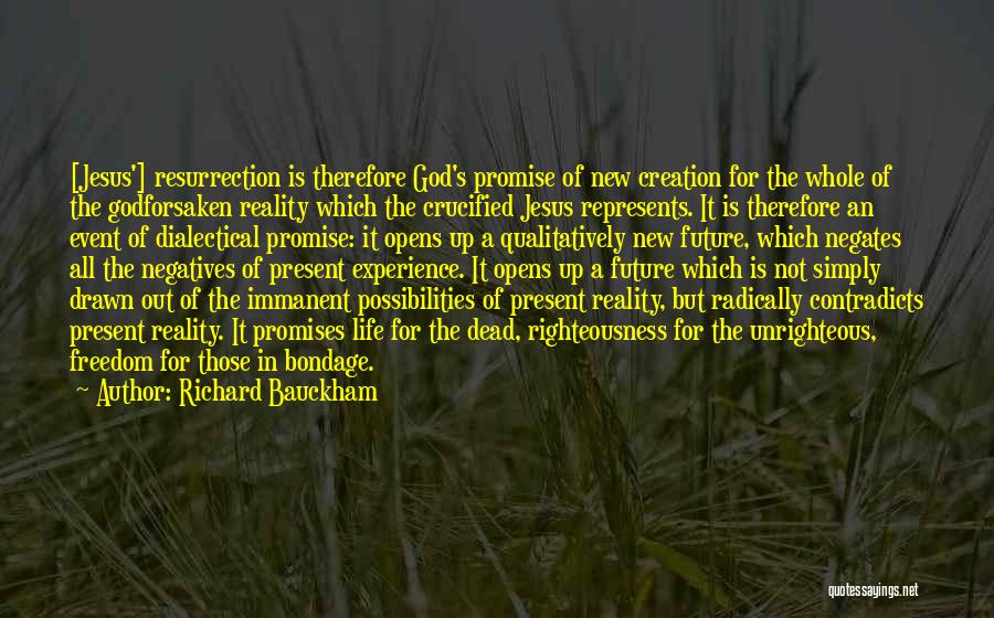 Dialectical Quotes By Richard Bauckham