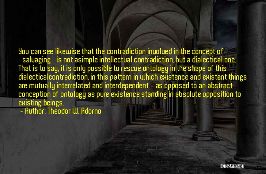 Dialectical Quotes By Theodor W. Adorno