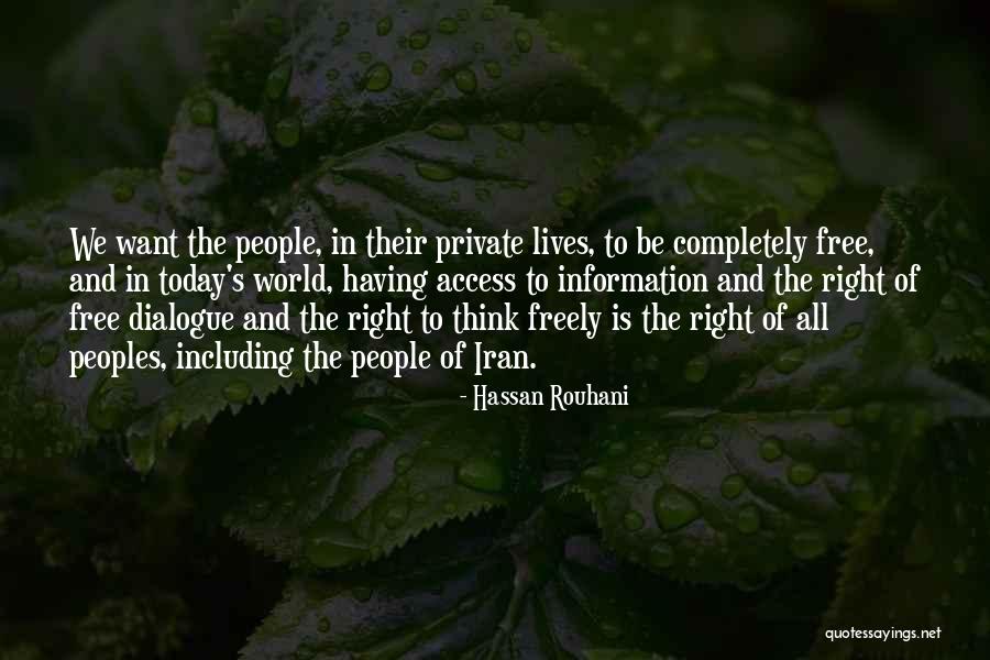 Dialogue Quotes By Hassan Rouhani Dialogue Quotes By Hassan Rouhani