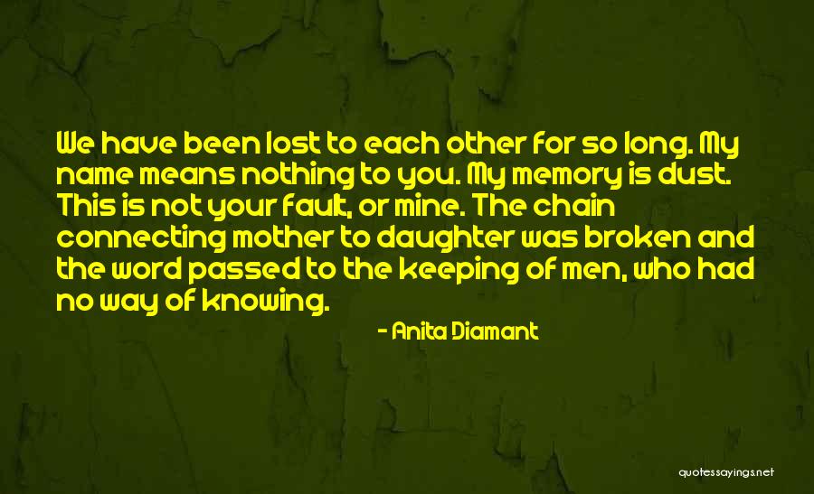 Diamant Quotes By Anita Diamant Diamant Quotes By Anita Diamant