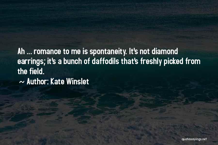 Diamond Earrings Quotes By Kate Winslet