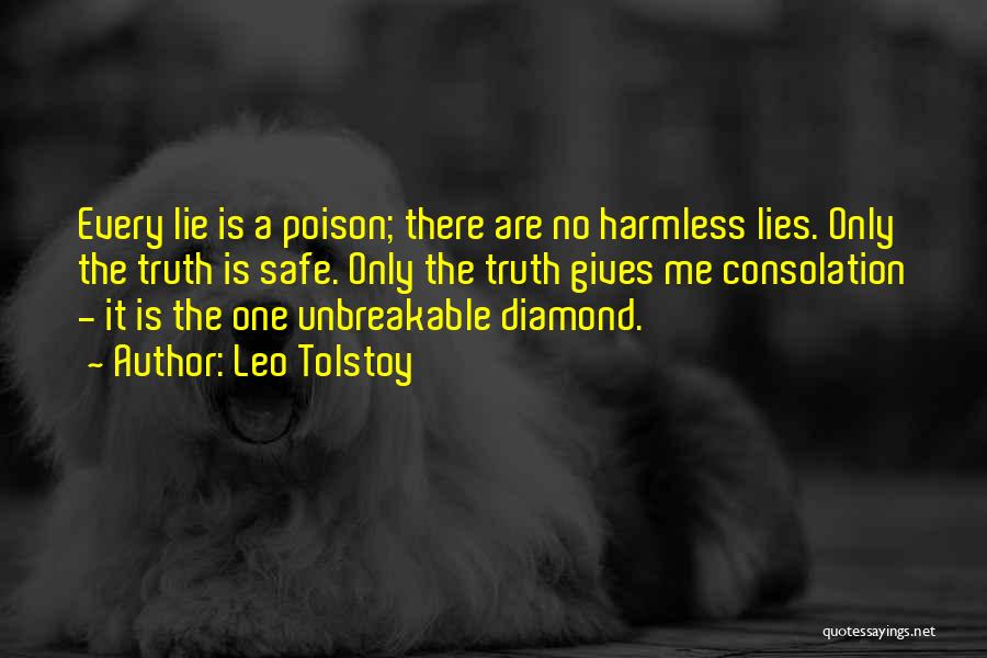 Diamond Is Unbreakable Quotes By Leo Tolstoy