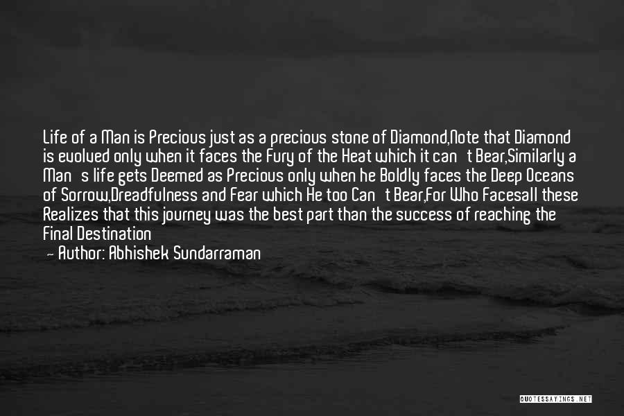 Diamond Stone Quotes By Abhishek Sundarraman