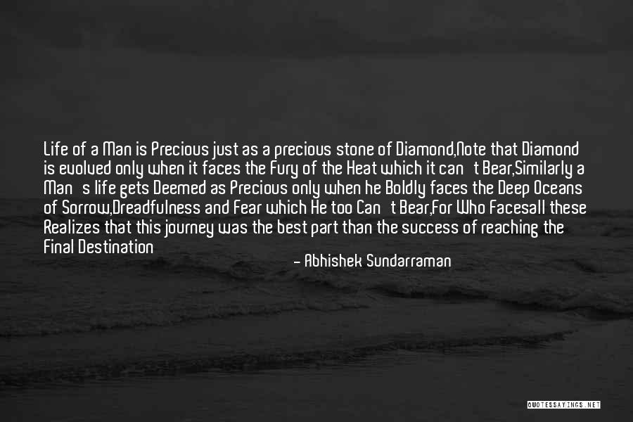 Diamond Stone Quotes By Abhishek Sundarraman