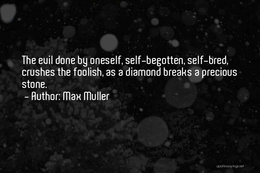 Diamond Stone Quotes By Max Muller