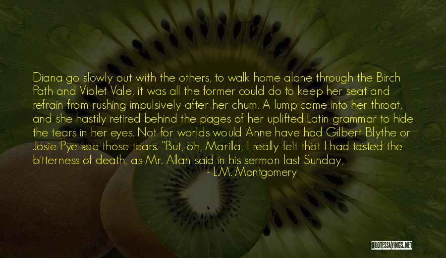 Diana And Anne Quotes By L.M. Montgomery Diana And Anne Quotes By L.M. Montgomery