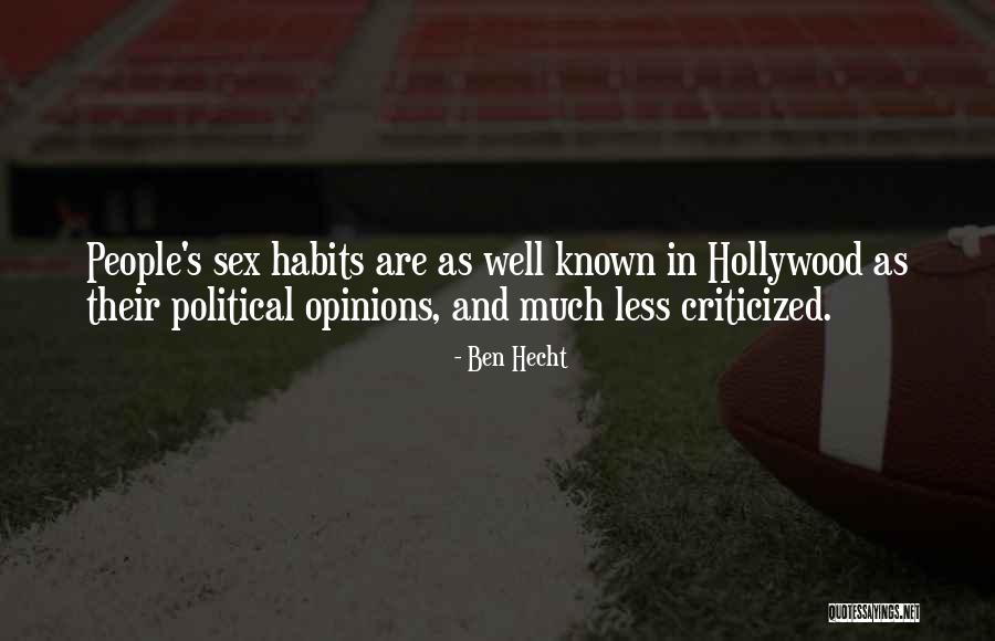 Diantonios Quotes By Ben Hecht Diantonios Quotes By Ben Hecht