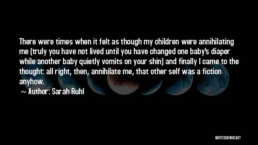 Diaper Quotes By Sarah Ruhl
