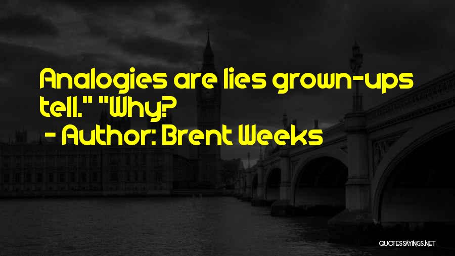 Diapositive Film Quotes By Brent Weeks