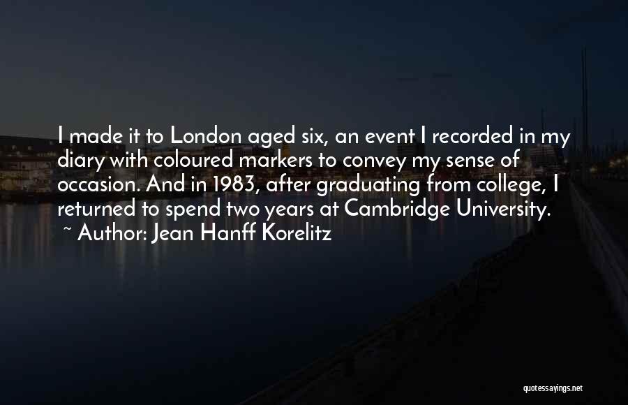 Diary Quotes By Jean Hanff Korelitz