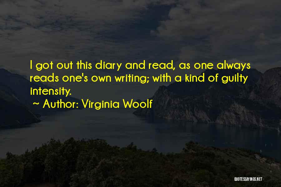 Diary Writing Quotes By Virginia Woolf