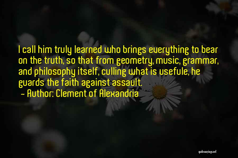 Dibangunkan Makhluk Quotes By Clement Of Alexandria