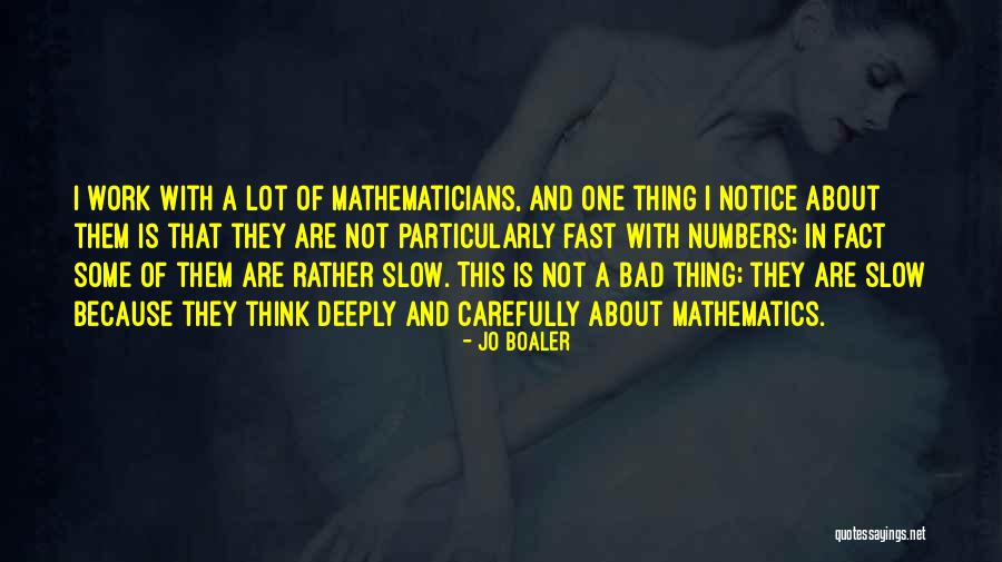 Diberkatilah Orang Quotes By Jo Boaler Diberkatilah Orang Quotes By Jo Boaler