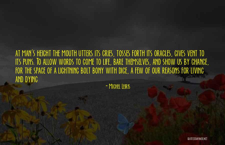 Dice And Life Quotes By Michel Leiris Dice And Life Quotes By Michel Leiris