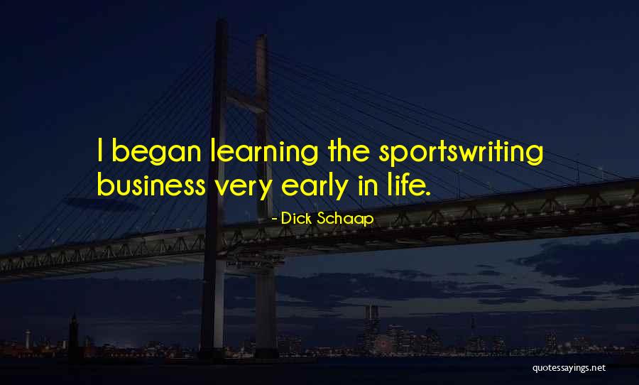 Dick Schaap Quotes 481659 Dick Schaap Quotes 481659