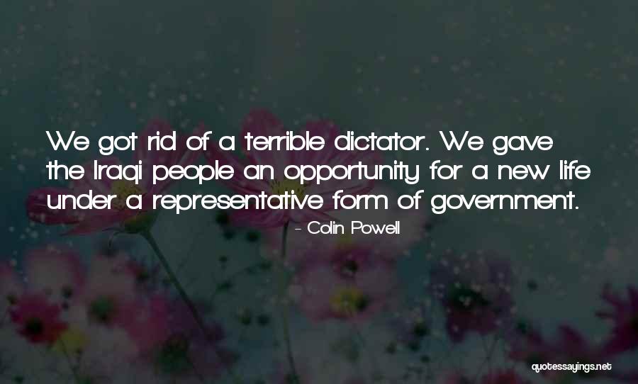 Dictator Government Quotes By Colin Powell Dictator Government Quotes By Colin Powell