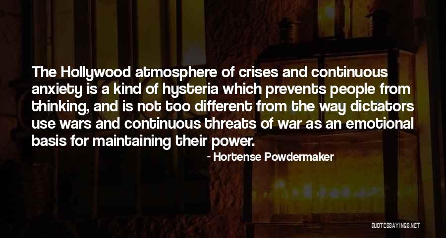Dictators Quotes By Hortense Powdermaker Dictators Quotes By Hortense Powdermaker