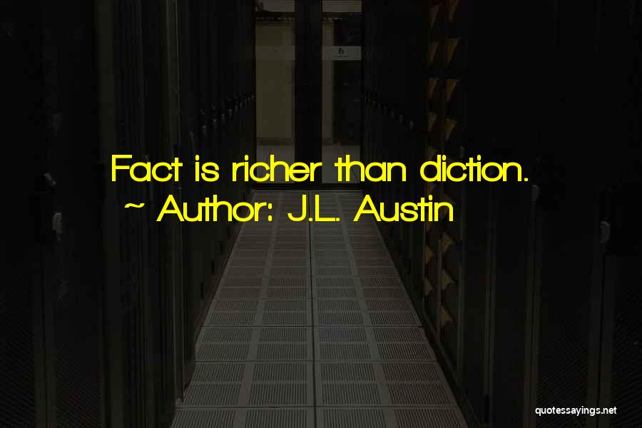 Diction Quotes By J.L. Austin