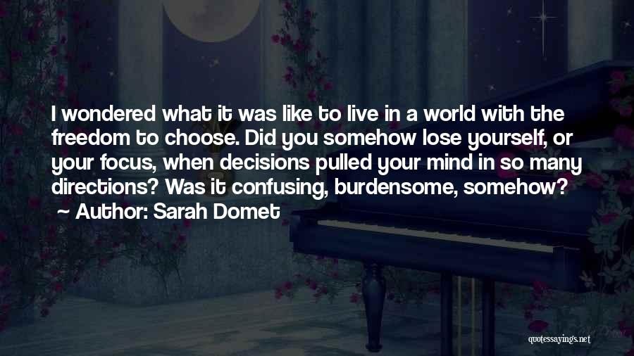 Did I Lose You Quotes By Sarah Domet