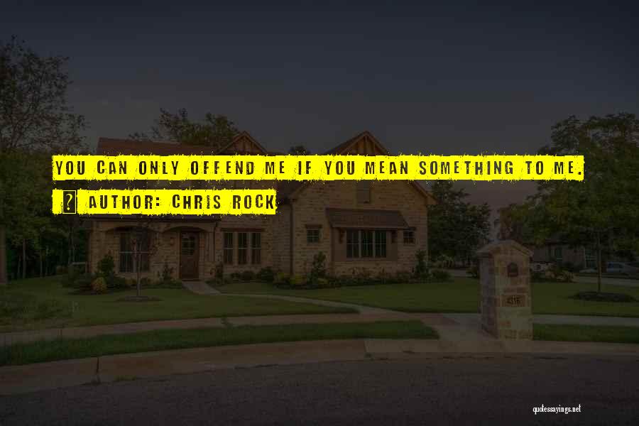 Did I Offend You Quotes By Chris Rock