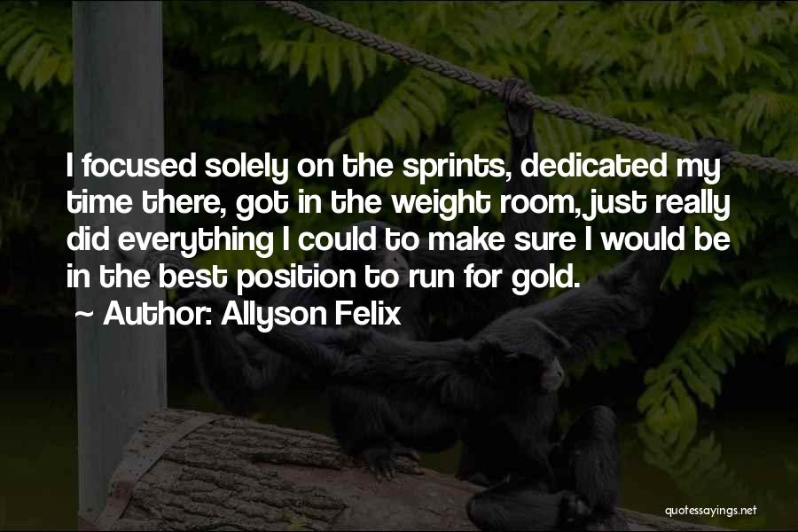 Did My Best Quotes By Allyson Felix