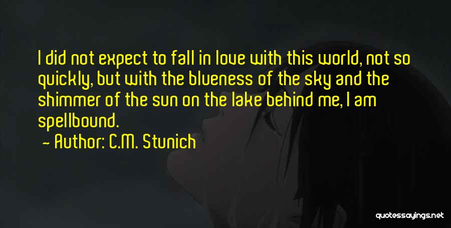 Did Not Expect Quotes By C.M. Stunich