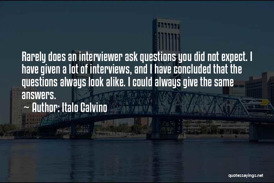 Did Not Expect Quotes By Italo Calvino