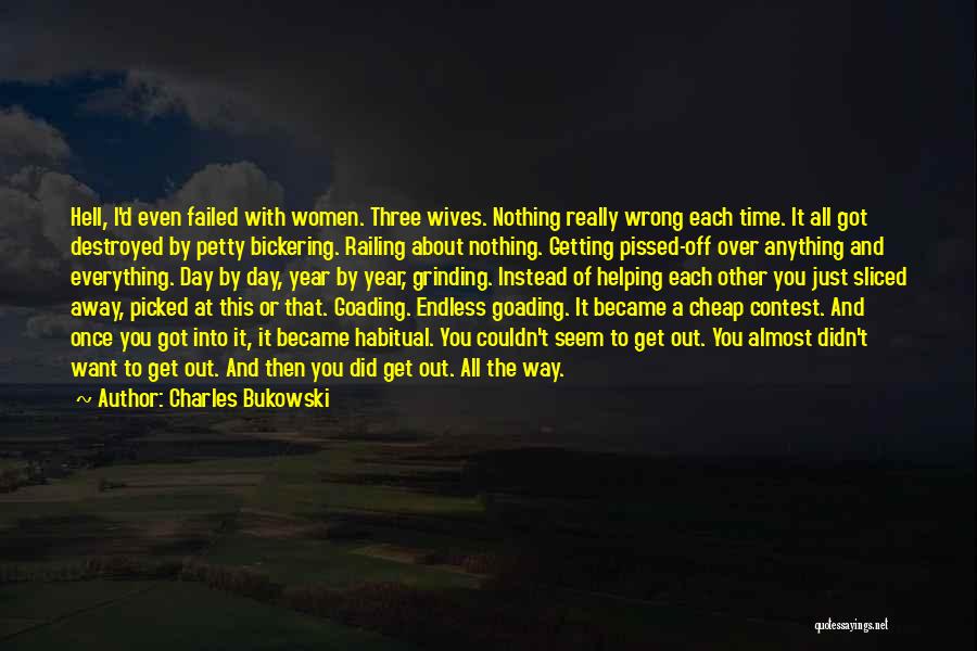 Did Nothing Wrong Quotes By Charles Bukowski