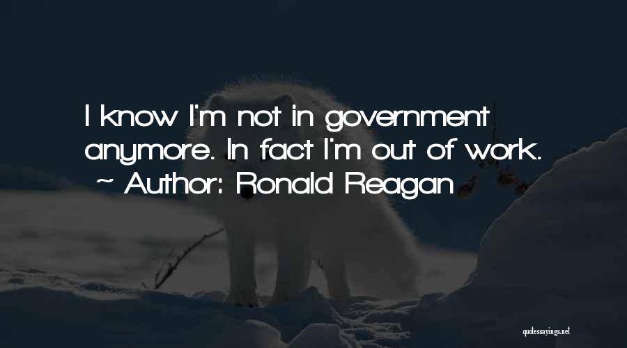 Did You Know Facts Quotes By Ronald Reagan