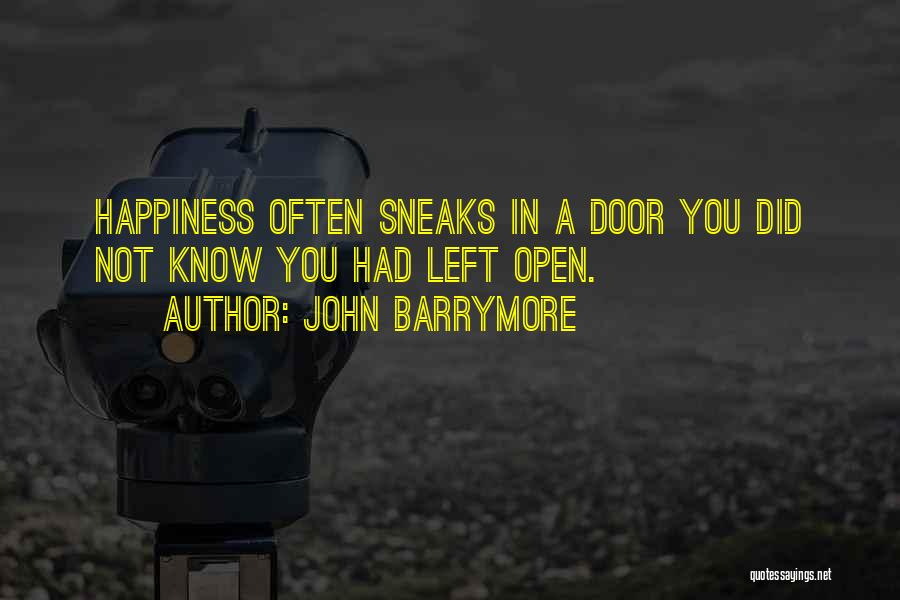 Did You Know Inspirational Quotes By John Barrymore