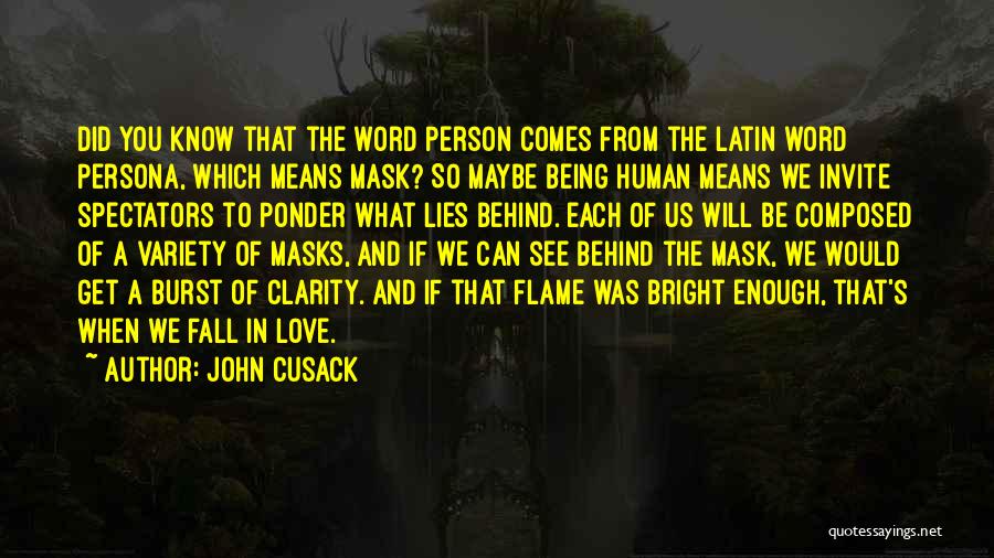 Did You Know Love Quotes By John Cusack