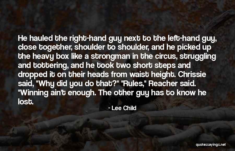 Did You Know Short Quotes By Lee Child