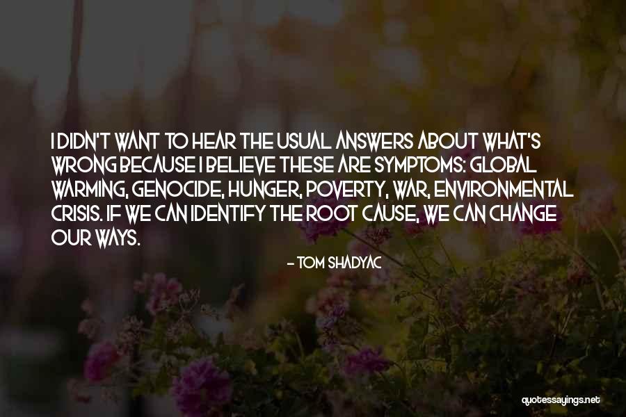 Didn't Change Quotes By Tom Shadyac