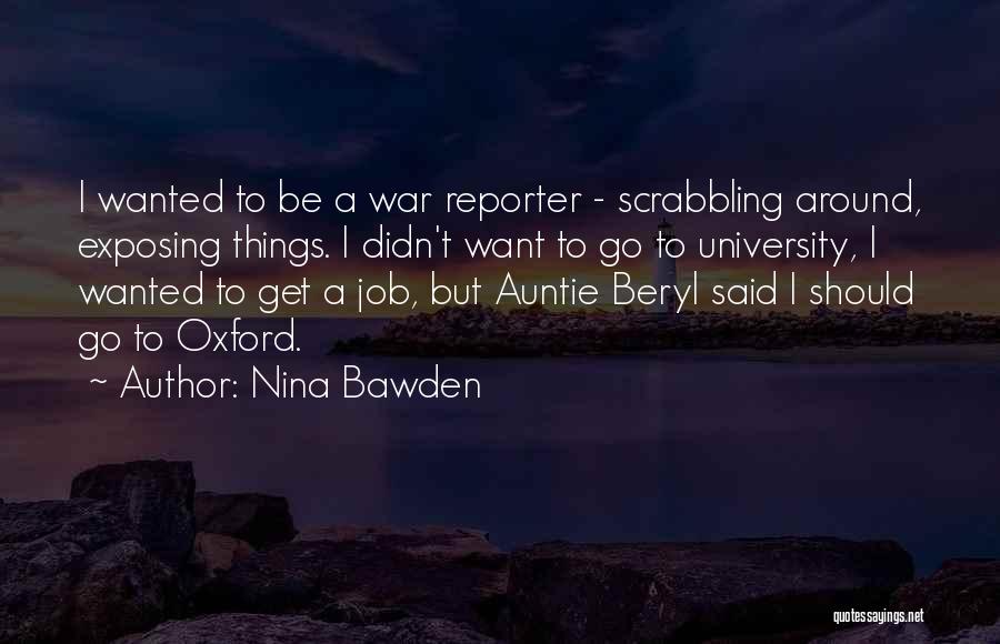 Didn't Get Job Quotes By Nina Bawden