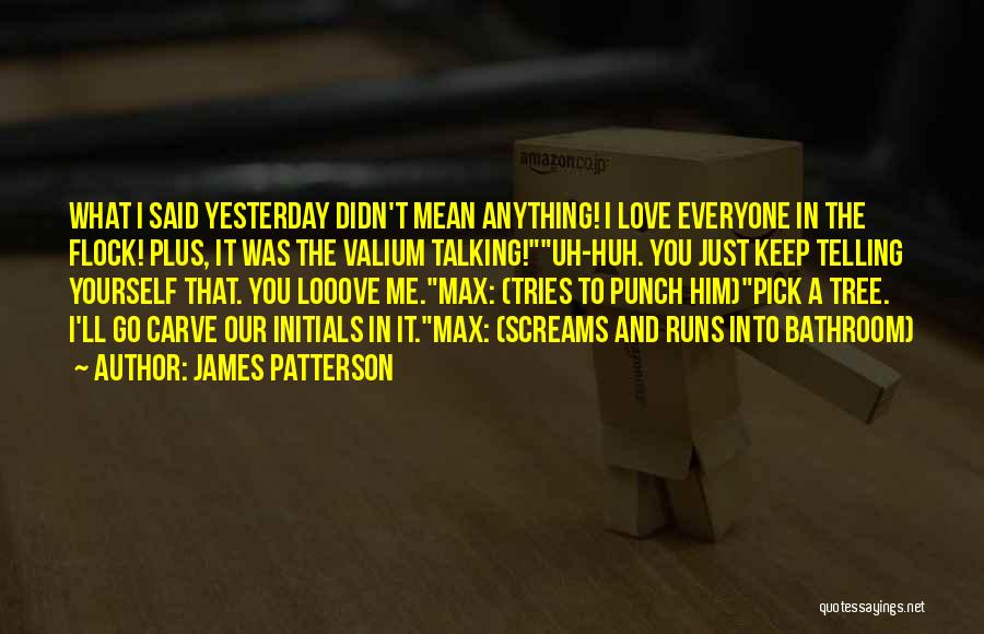 Didn't Mean Quotes By James Patterson