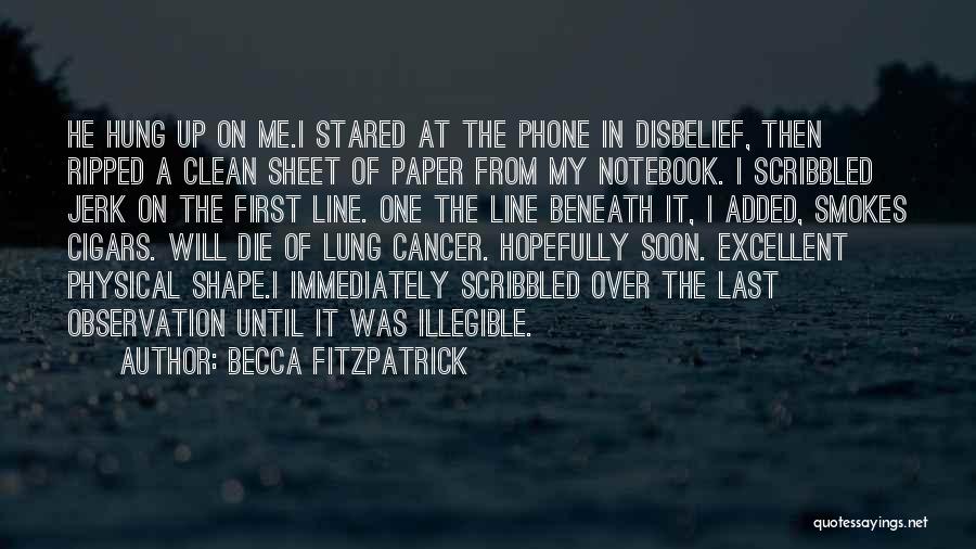 Die Soon Quotes By Becca Fitzpatrick