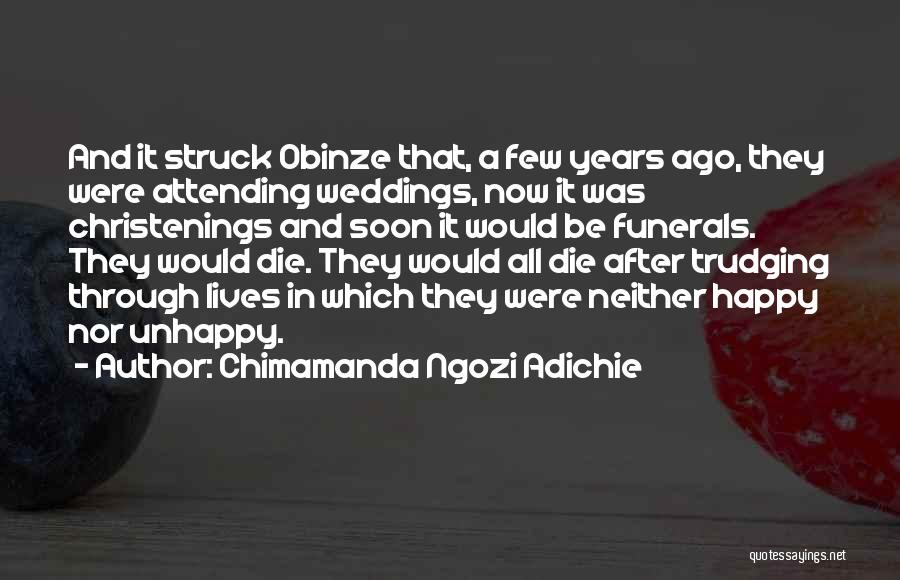 Die Soon Quotes By Chimamanda Ngozi Adichie