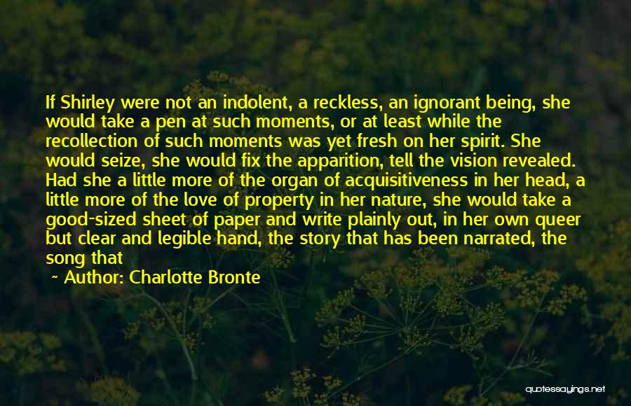 Die Without Love Quotes By Charlotte Bronte