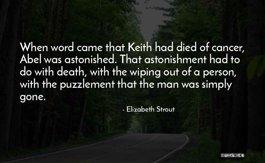 Died Person Quotes By Elizabeth Strout