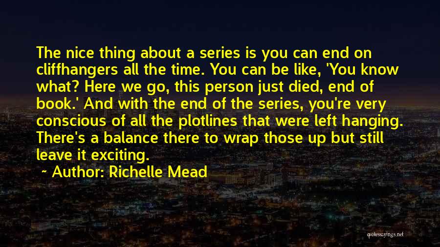 Died Person Quotes By Richelle Mead