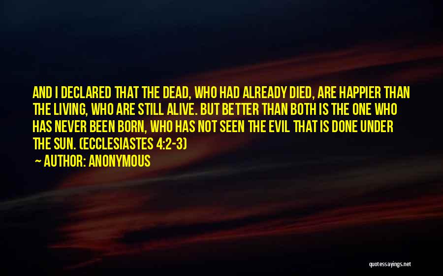 Died Quotes By Anonymous