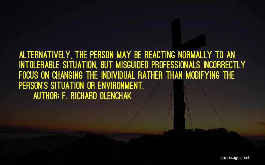 Diegetic Quotes By F. Richard Olenchak