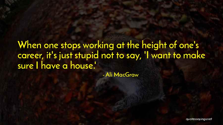 Dienen Vervoegen Quotes By Ali MacGraw Dienen Vervoegen Quotes By Ali MacGraw