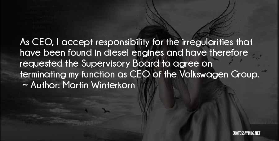 Diesel Quotes By Martin Winterkorn