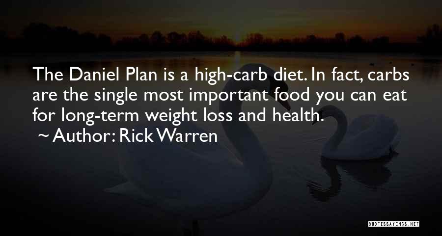 Diet And Health Quotes By Rick Warren