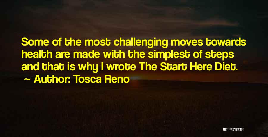 Diet And Health Quotes By Tosca Reno