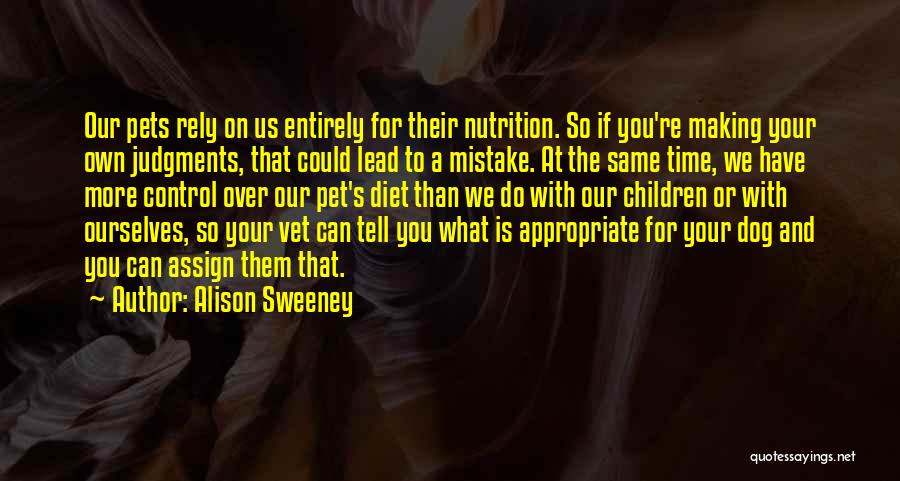 Diet And Nutrition Quotes By Alison Sweeney