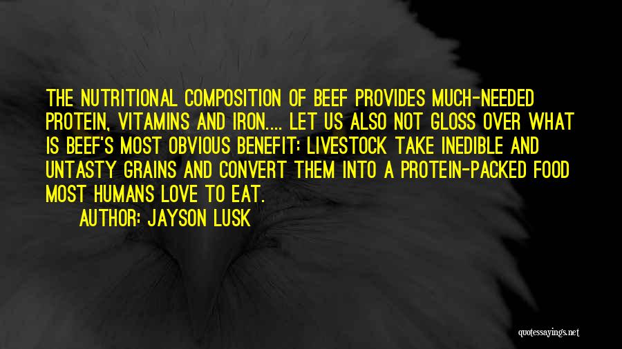 Diet And Nutrition Quotes By Jayson Lusk