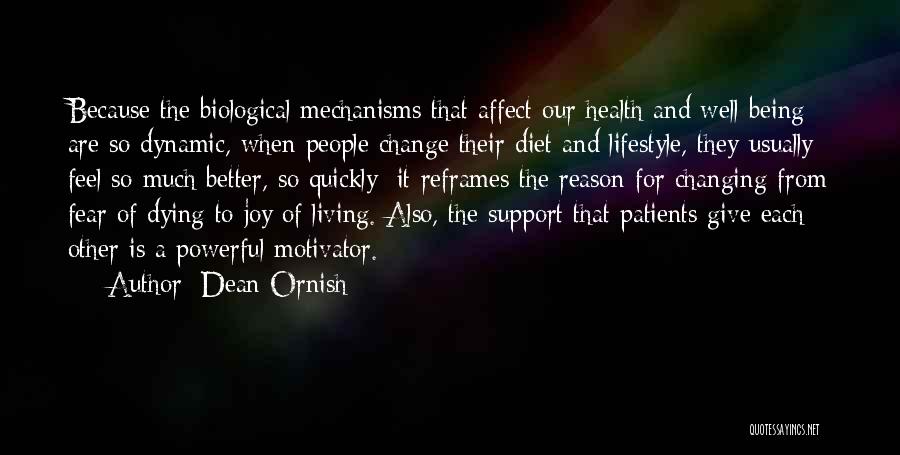 Diet Change Quotes By Dean Ornish