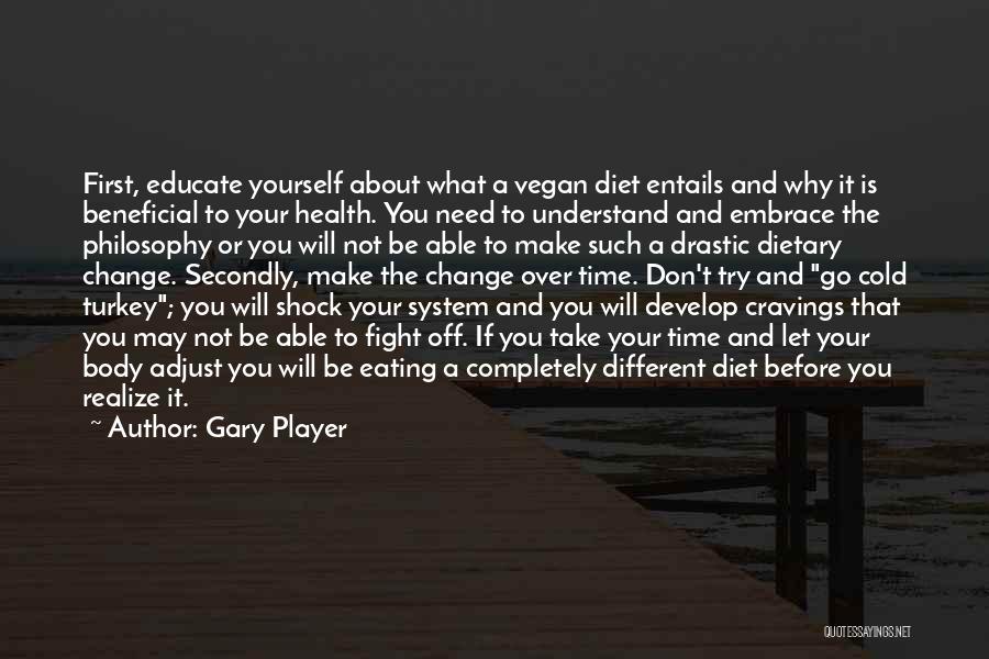 Diet Change Quotes By Gary Player